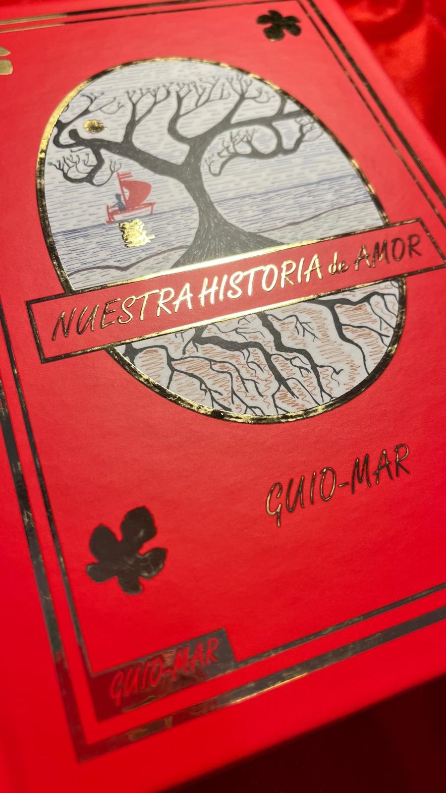 Detalle de la portada de Nuestra Historia de Amor